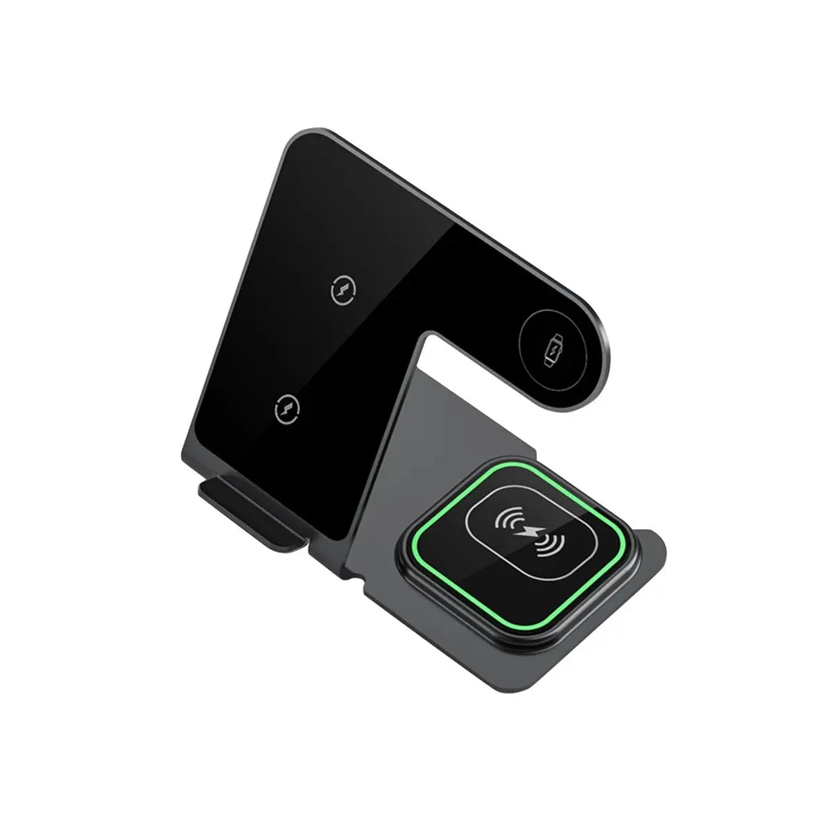 Base Carregadora Por Indução 3 Em 1 Carrega Smartwatch Celular e Fone Sem Fio Bluetooth Da Maça