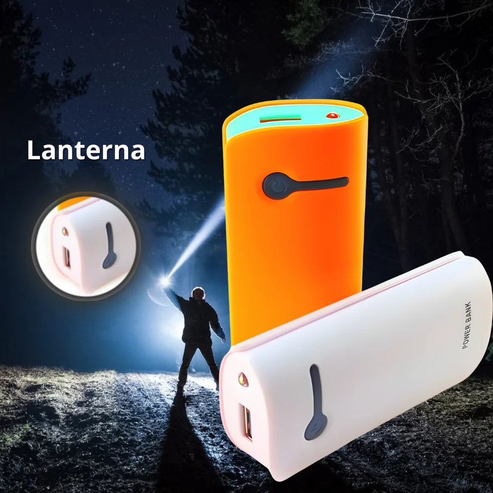 Carregador Portátil Power Bank Sortido Carga Celular Carregador 9600mAh