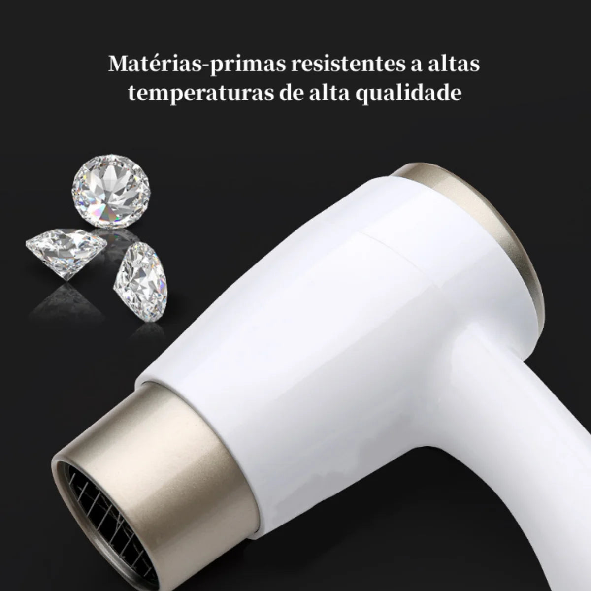 Secador De Cabelo Para Banheiro Quente&frio Fixo Parede 110V