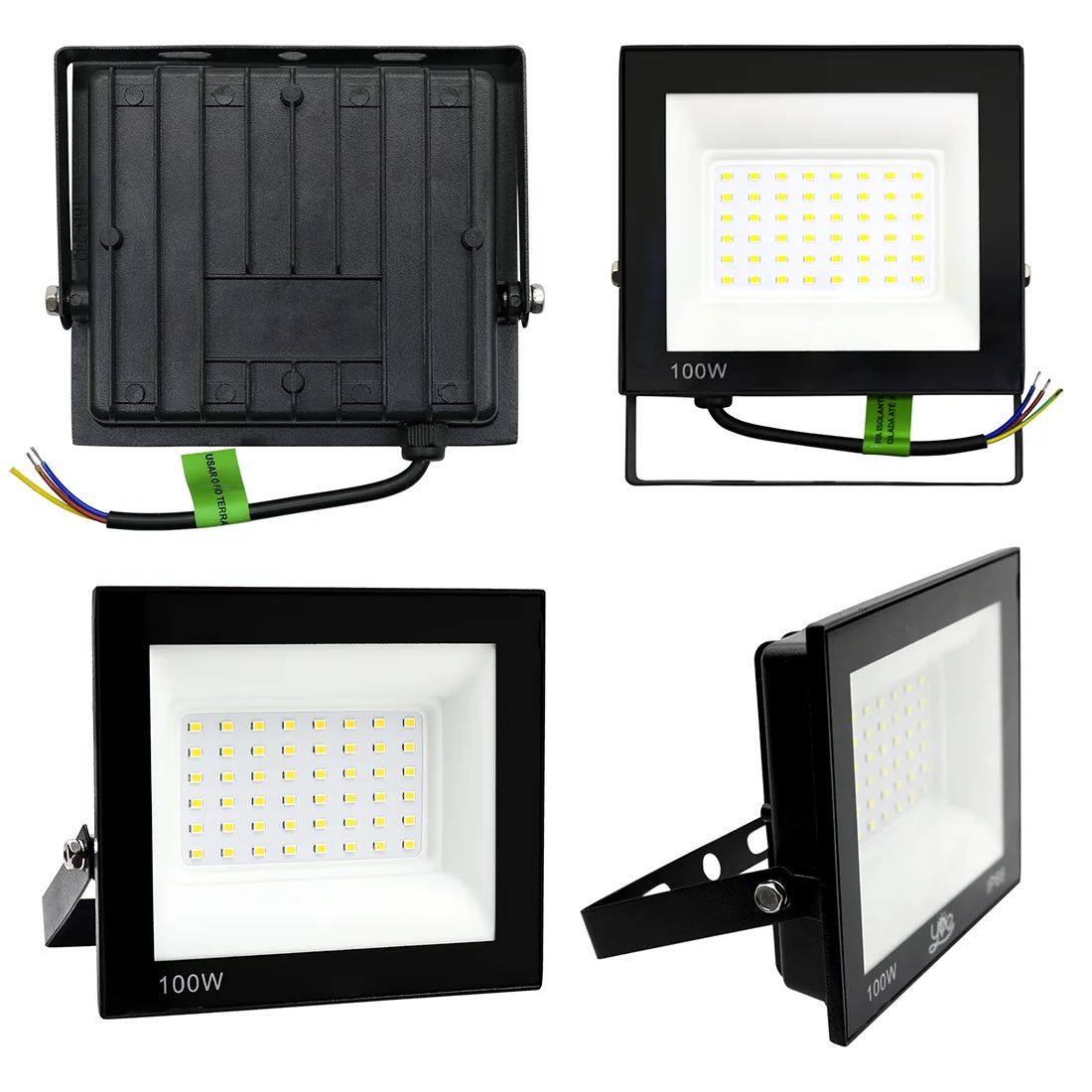 Refletor Led 100W Refletor Bivolt Impermeável Luz Branca Forte