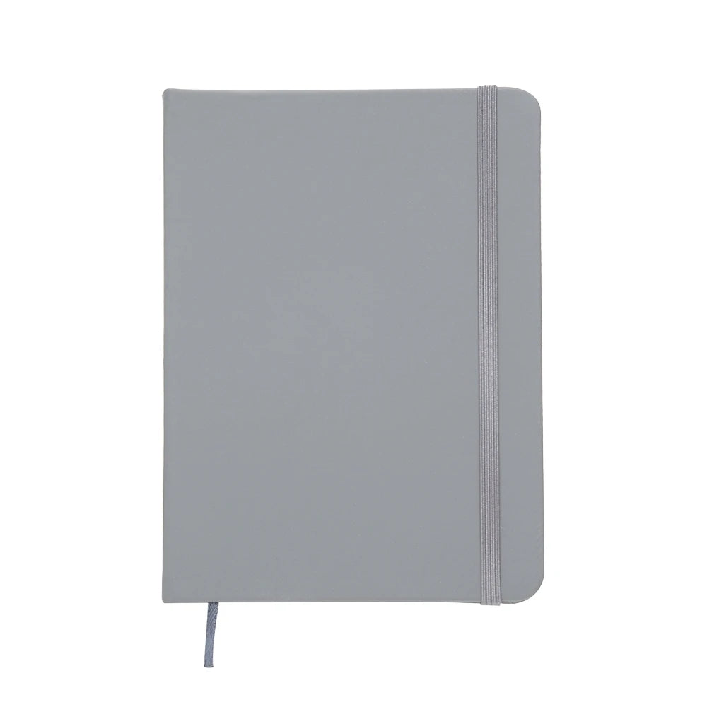 KIT 02 Caderneta Moleskine Emborrachada Com Folhas Pautadas e Marca Páginas