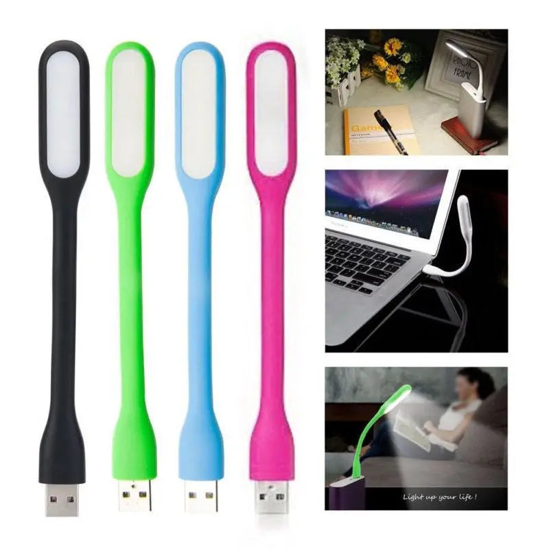 Mini  Lâmpada Dobrável Portátil USB Luz Brilhante Led Para Notebook Laptop Power Bank Luz Flexível Leitura de livro