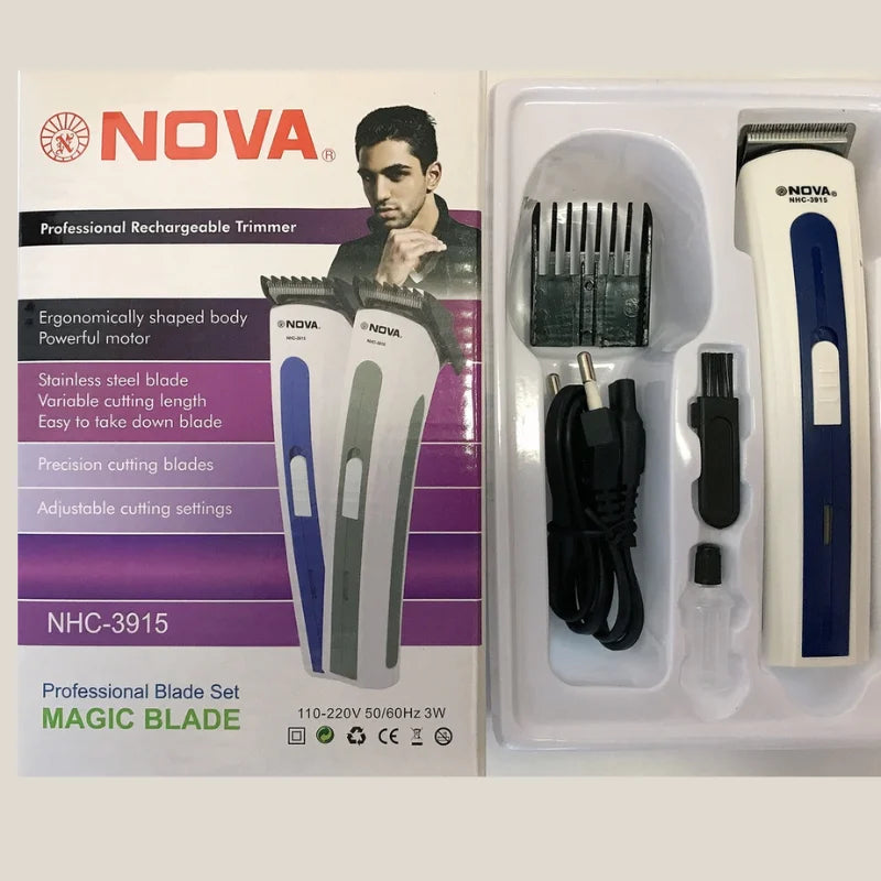 Aparador de Cabelo e/ou Barbeador Portátil de Barba 3915 Bivolt Recarregável