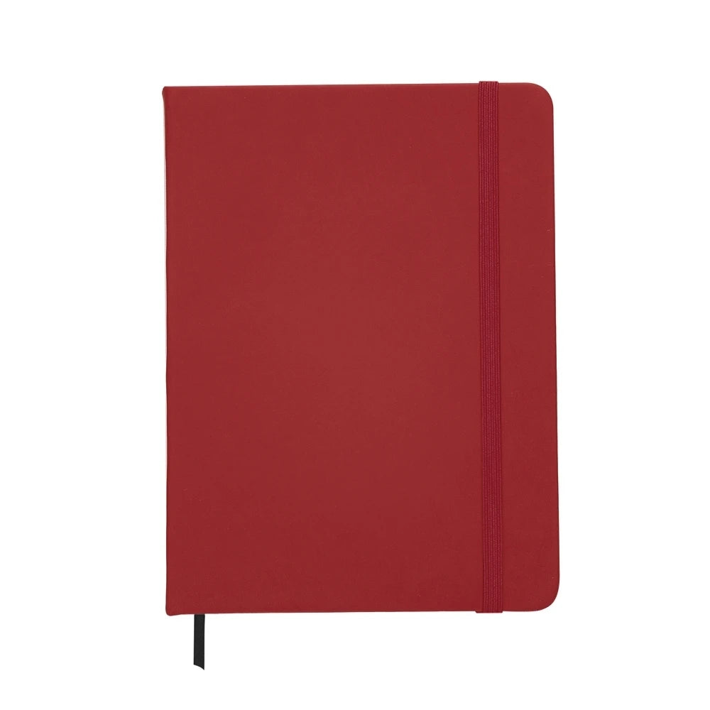 KIT 02 Caderneta Moleskine Emborrachada Com Folhas Pautadas e Marca Páginas