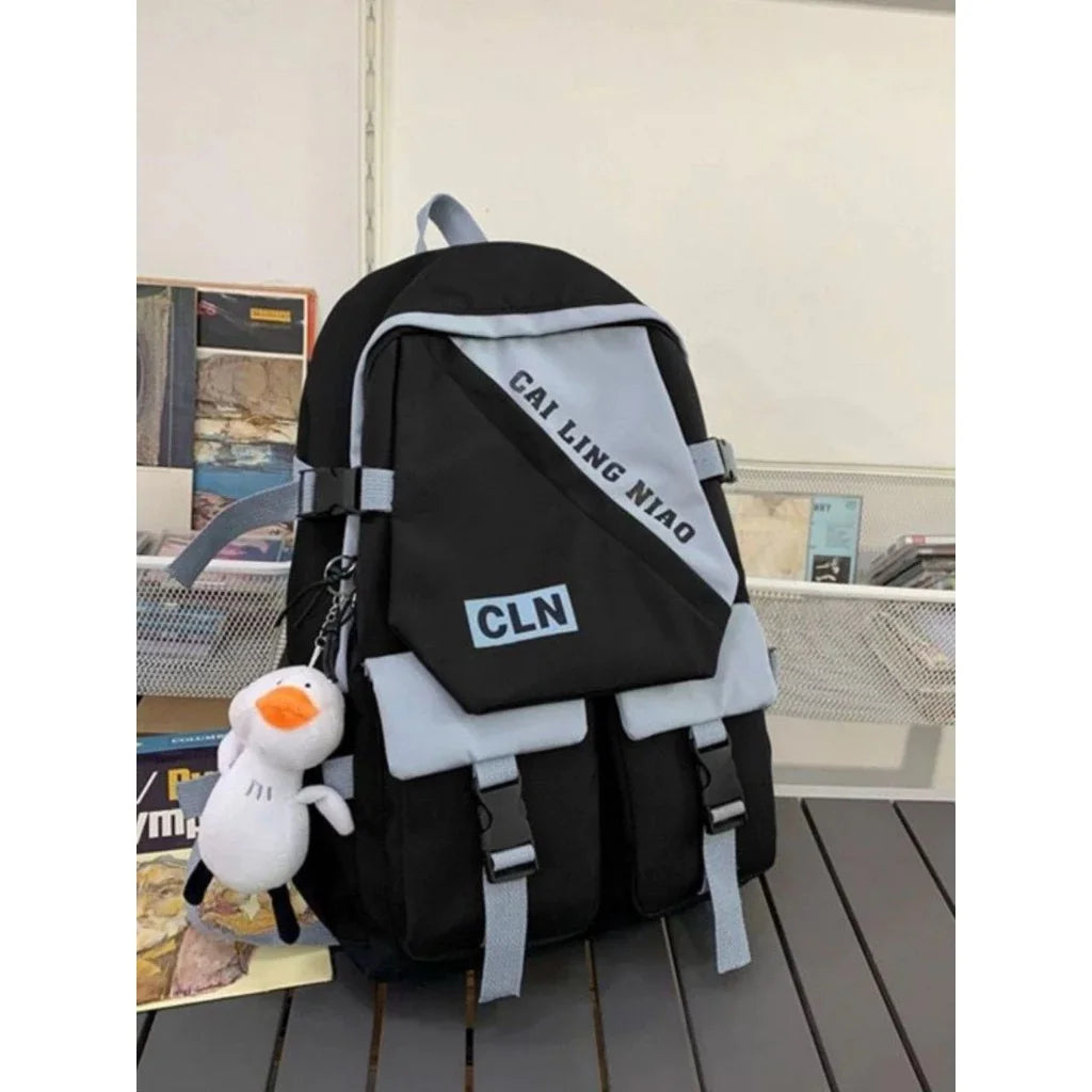 Mochila para meninas japonesas e coreanas de estudante de ensino médio de grande capacidade