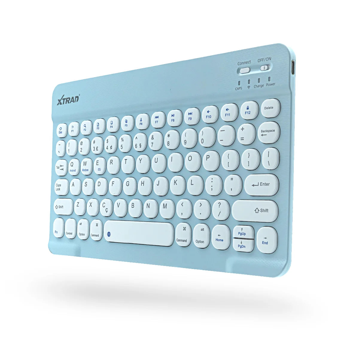 Kit Teclado E Mouse Bluetooth Ultrafino Design Elegante Compacto Compatível Celular Tablet Pc Notebook Recarregável Xtrad HK-888