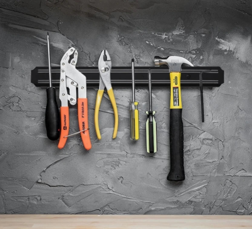 Barra Magnética De Parede Para Faca E Utensílios Ferramentas Organizador Porta Facas Imã Faqueiro Suporte Cozinha