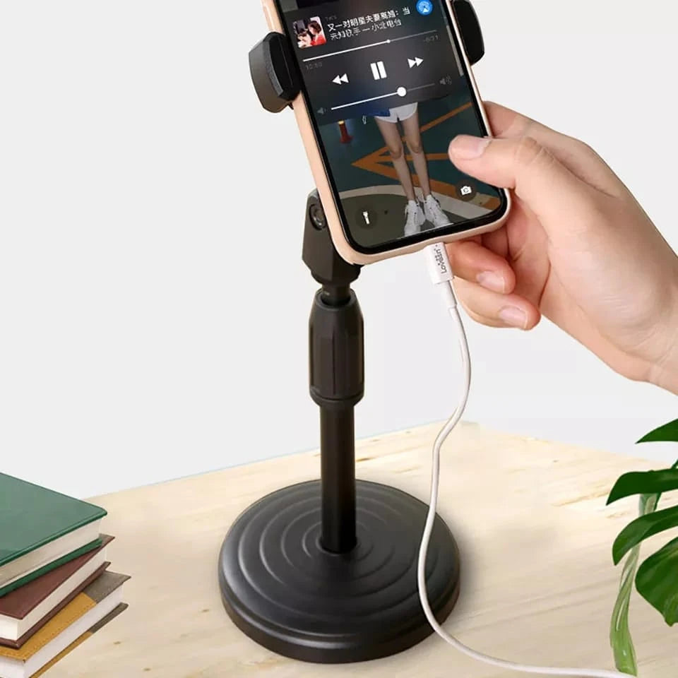 DAFUSHOP Suporte De Mesa Universal Panorama Retrato Gira 360 Graus Suporte De Celular - Entrega Rápida Venda Nacional