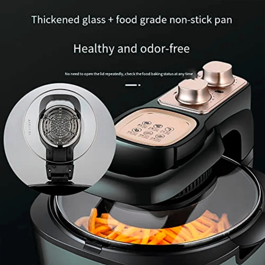 Electric Fryer Air Fryer No Oil 220V 5L 1100W Quick and Practical Healthy Kitchen for your Routine on Day to Day