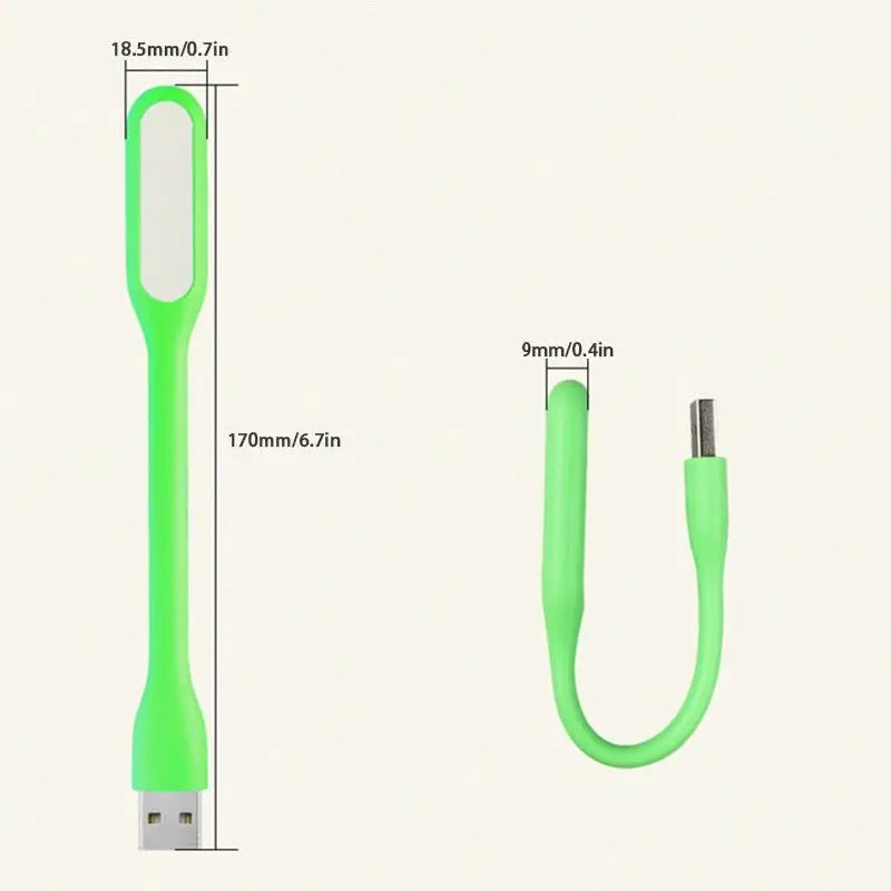 Mini  Lâmpada Dobrável Portátil USB Luz Brilhante Led Para Notebook Laptop Power Bank Luz Flexível Leitura de livro