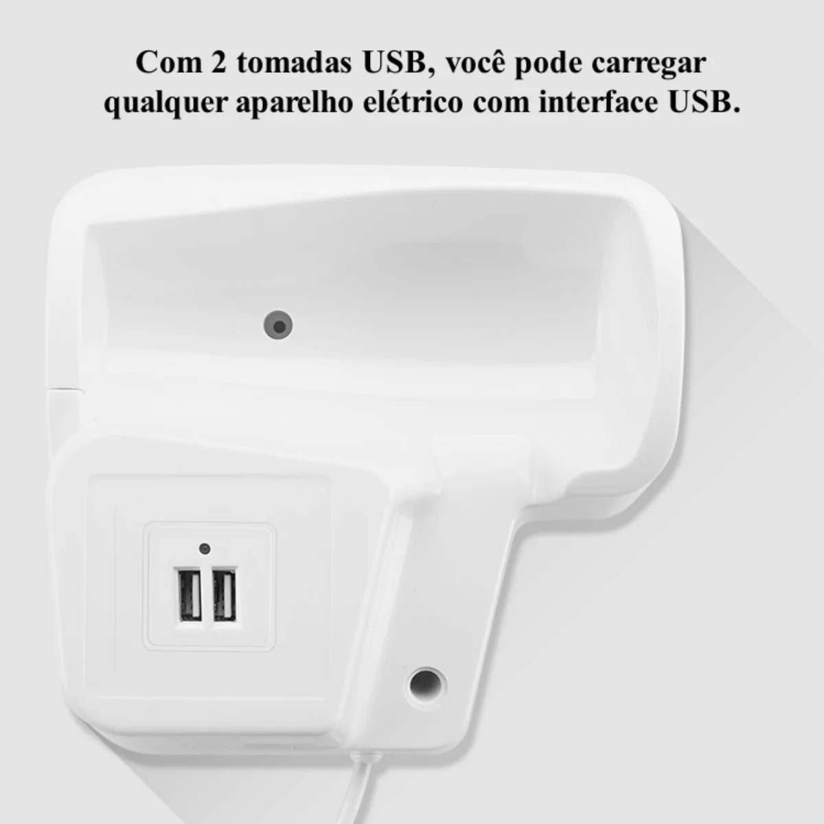 Secador De Cabelo Para Banheiro Quente&frio Fixo Parede 110V