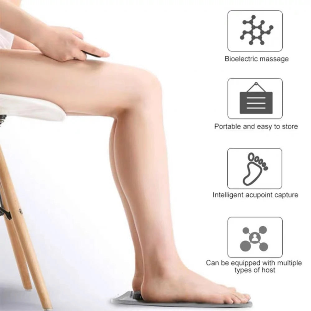 Massageador Pé Perna Elétrico Tapete Pulso Pronta Entrega