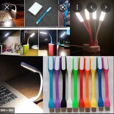 Mini  Lâmpada Dobrável Portátil USB Luz Brilhante Led Para Notebook Laptop Power Bank Luz Flexível Leitura de livro