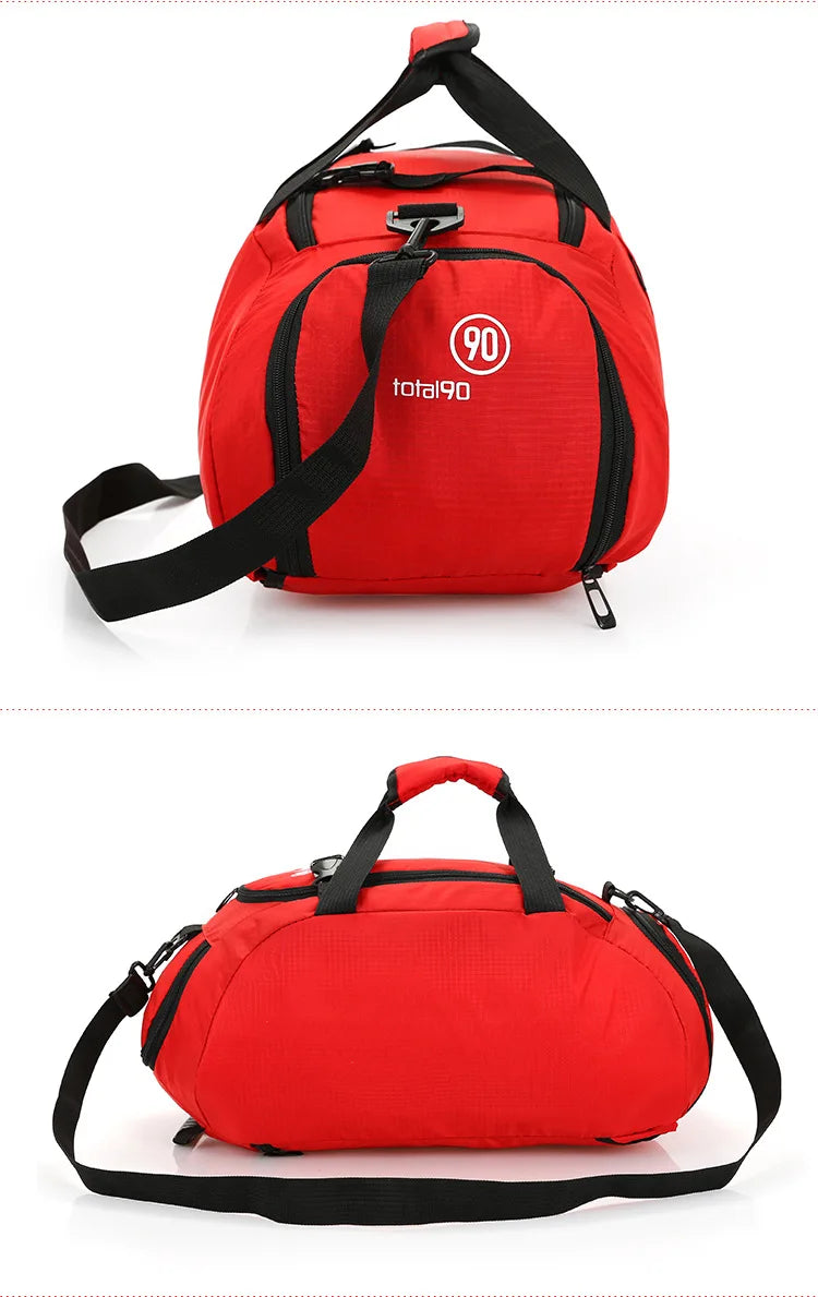 Bolsa De Ginástica Masculina Bolsa Esportiva Bolsa De Ginástica Bolsa Esportiva Fitness Bolsa De Viagem Feminina Com Espaço Separado Para Sapatos Mochila Esportiva