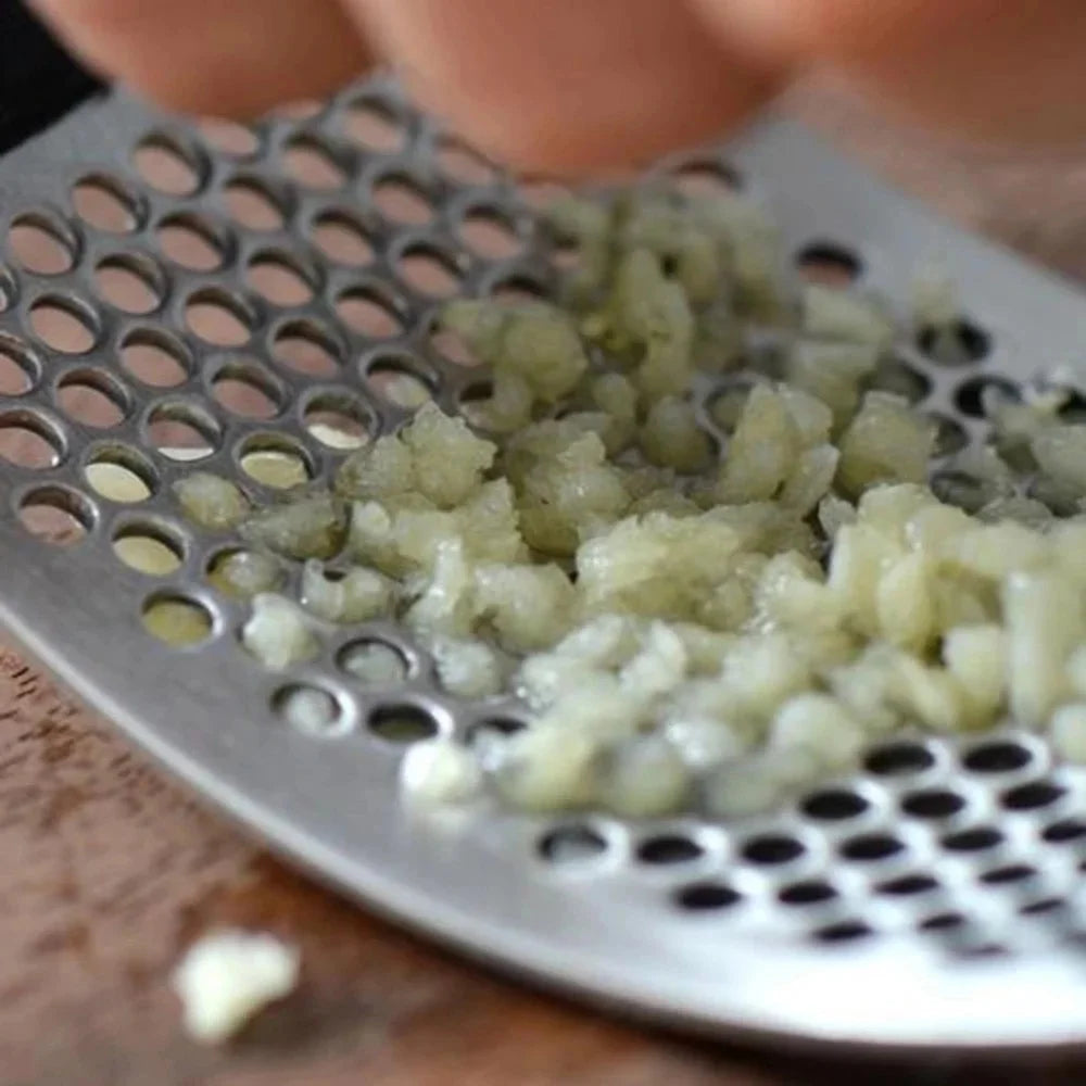 Espremedor Amassador Triturador De Alho Manual Cozinha Inox