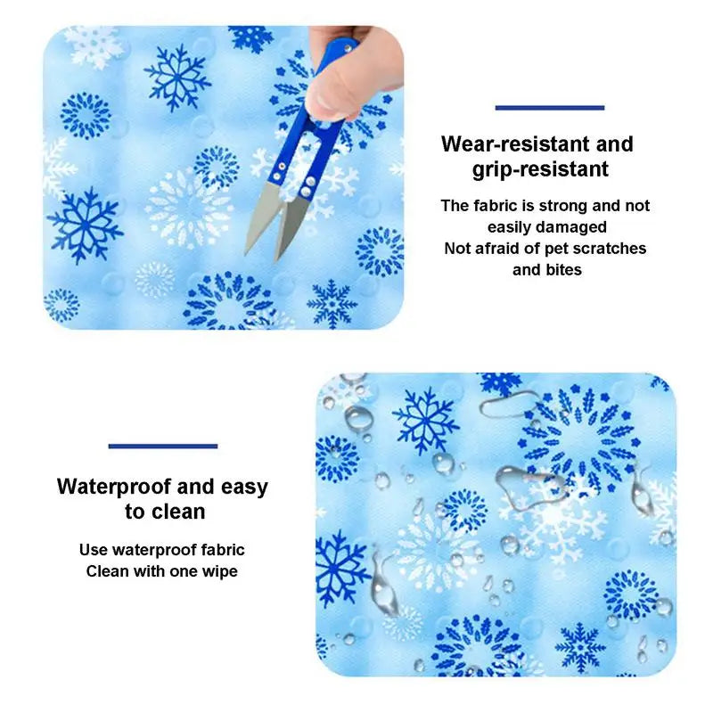 Esteira de verão refrigerando para Pet, cama de gato, almofada auto-refrigerando, Indoor Dog Crate Mat, Small Medium Large Dogs