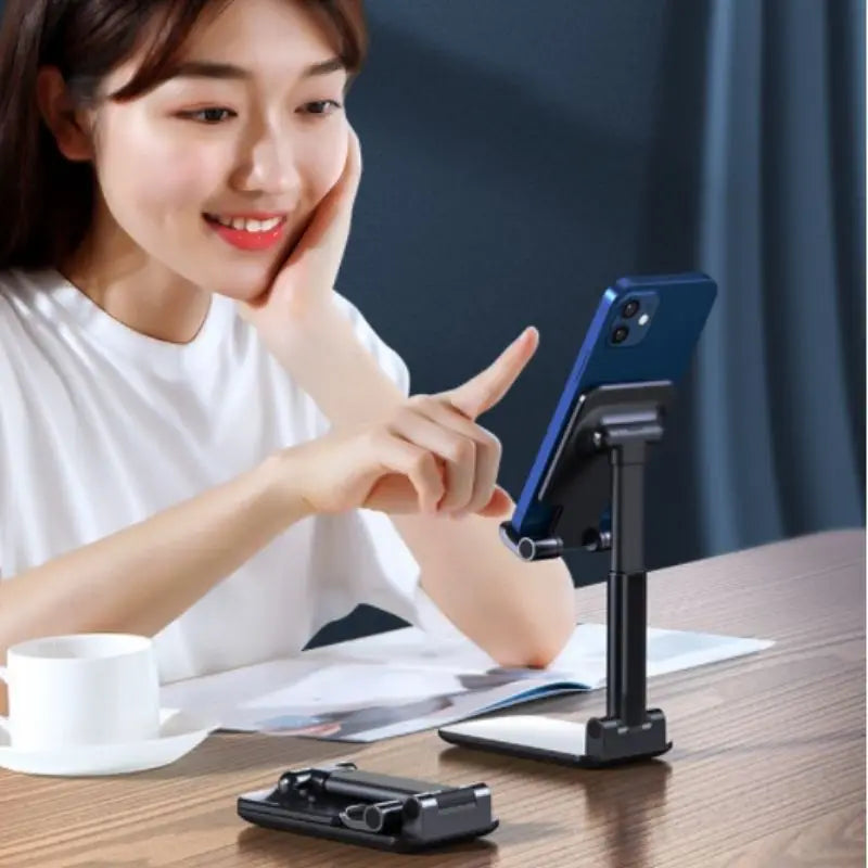 Suporte Para Celular E Tablet De Mesa Suporte Notebook Dobrável Ajustável