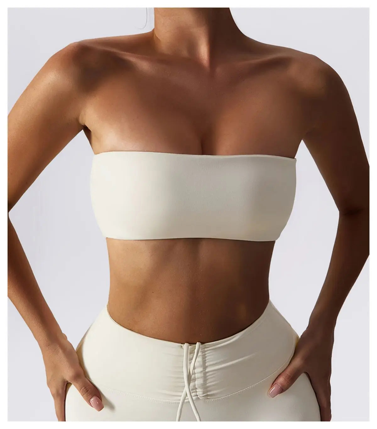 Sutiã esportivo sem alças, top de ginástica feminino, roupas de ioga de secagem rápida, top tubinho feminino, roupa íntima fitness para treino, sutiã feminino