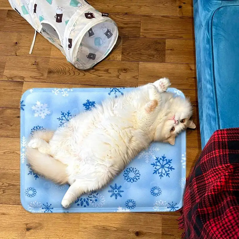 Esteira de verão refrigerando para Pet, cama de gato, almofada auto-refrigerando, Indoor Dog Crate Mat, Small Medium Large Dogs