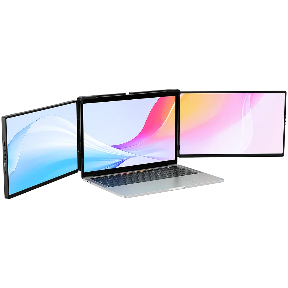 Monitor de jogos portátil duplo de 14 polegadas IPS 1920x1080 USB C HDMI Display FHD Segunda tela para laptop PC telefone XBOX