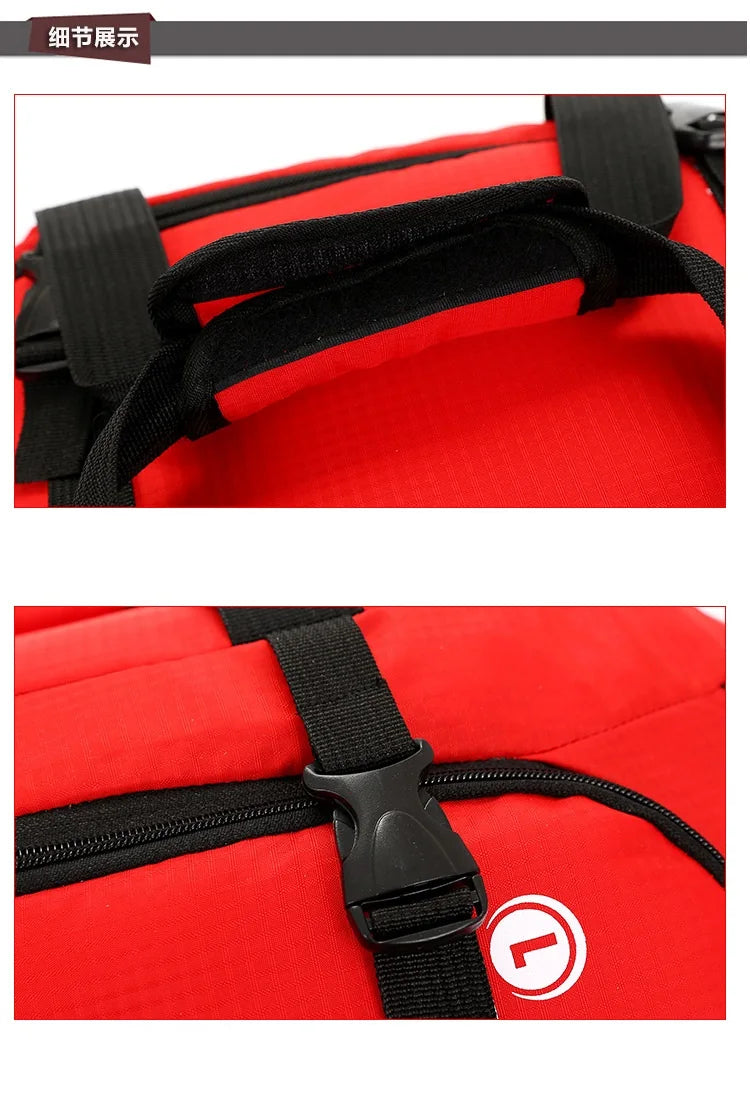 Bolsa De Ginástica Masculina Bolsa Esportiva Bolsa De Ginástica Bolsa Esportiva Fitness Bolsa De Viagem Feminina Com Espaço Separado Para Sapatos Mochila Esportiva