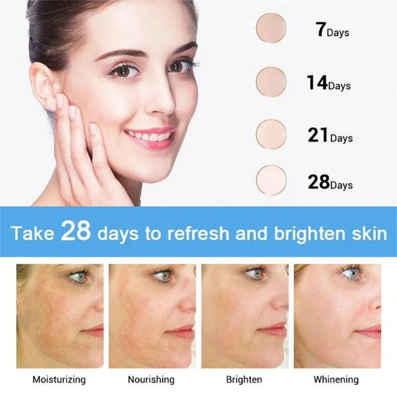 Face Quick Freckles Removal Cream Whitening Fade Spots Emulsion Remove Melasma Brighten Cream for Dark Skin Women Whiten Product