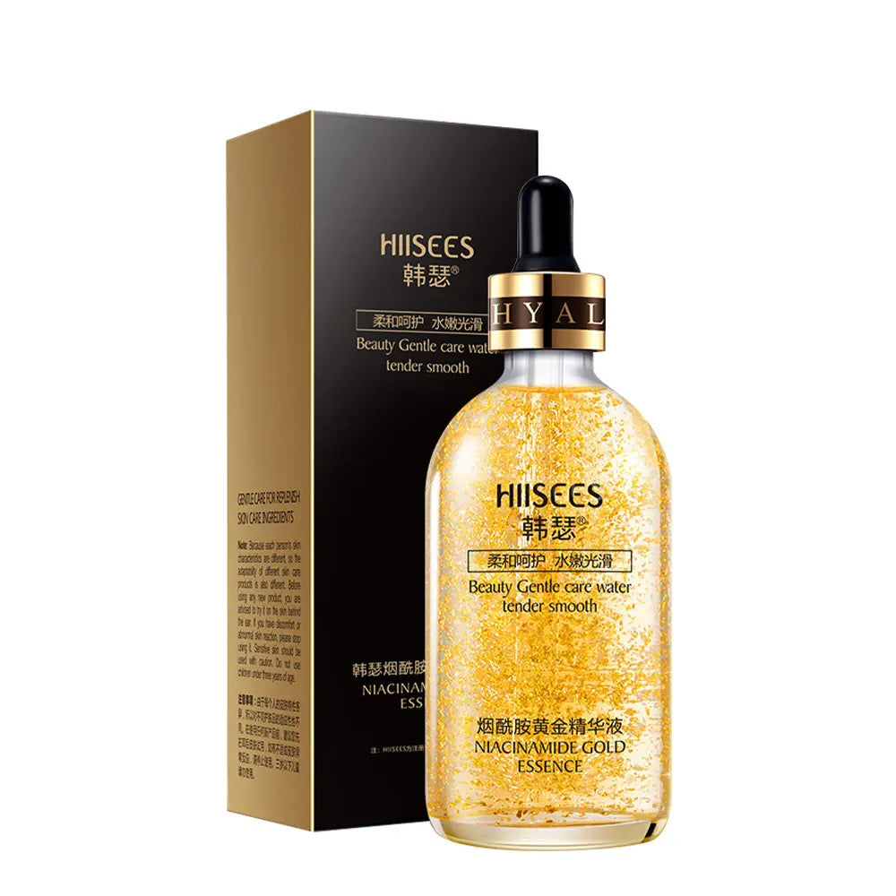 Face Care 24K Gold Serum Snail Collagen Face Essence Moisturizing Anti Aging Hyaluronic Acid Essence Brighten Skin Care Product