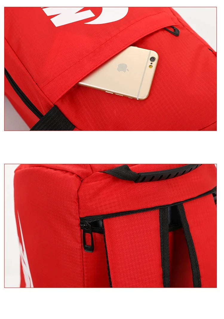 Bolsa De Ginástica Masculina Bolsa Esportiva Bolsa De Ginástica Bolsa Esportiva Fitness Bolsa De Viagem Feminina Com Espaço Separado Para Sapatos Mochila Esportiva