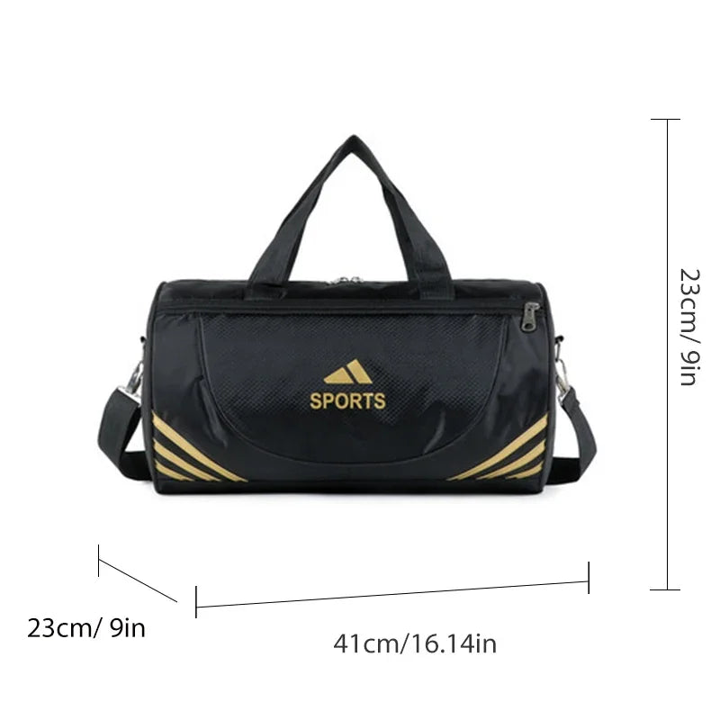 Bolsas de ginástica de nylon à prova d'água para ioga ao ar livre, bolsa de treinamento esportivo, bolsa de mão para homens e mulheres, fitness, viagem, armazenamento, bolsa esportiva crossbody