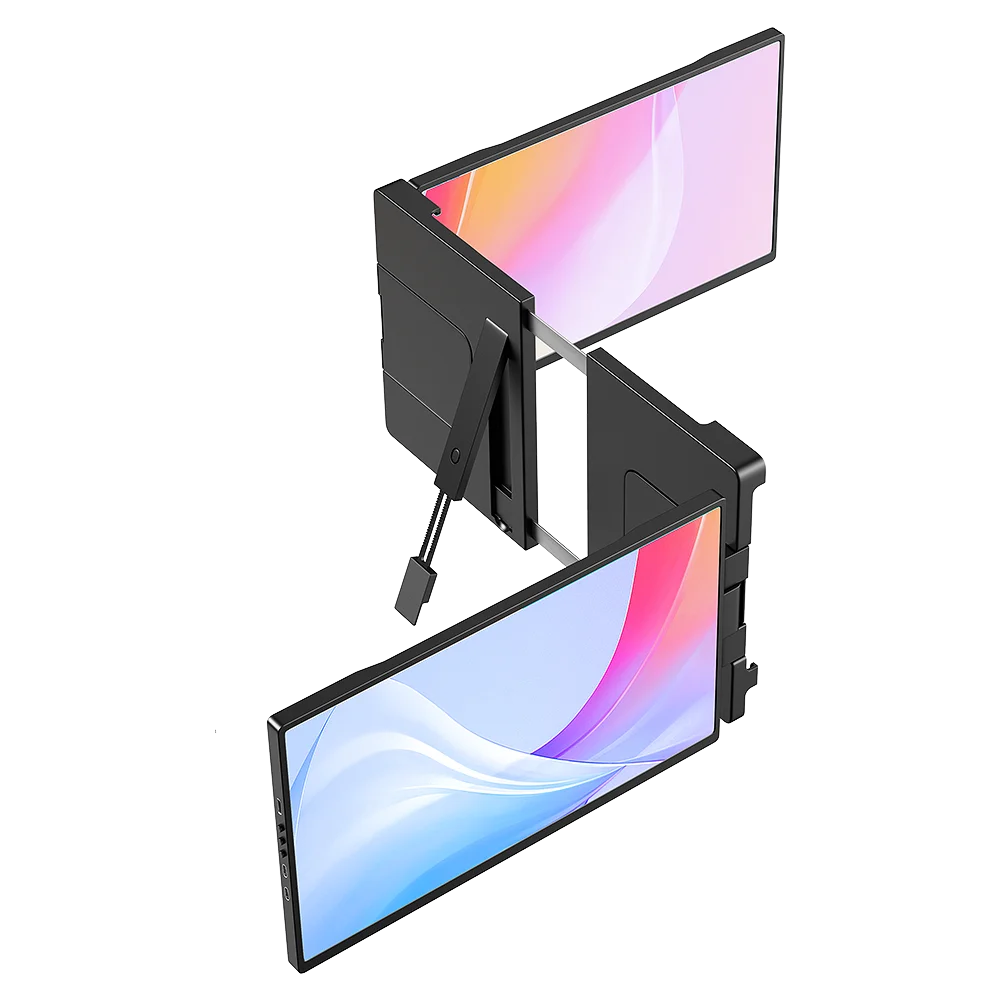 Monitor de jogos portátil duplo de 14 polegadas IPS 1920x1080 USB C HDMI Display FHD Segunda tela para laptop PC telefone XBOX