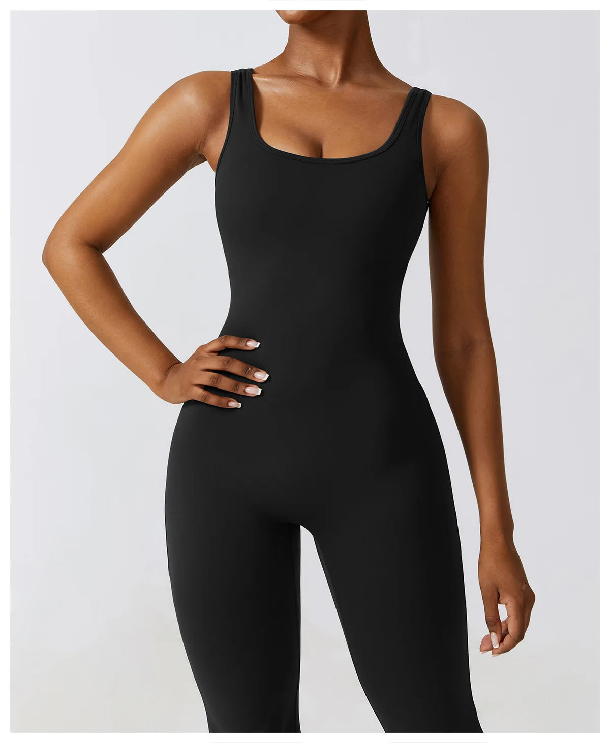 Macacão Sexy Back V Conjunto de Ginástica Feminino Treinamento Yoga Terno Esportivo Feminino Macacão Esportivo Fitness Macacão Stretch Treino Bodysuits