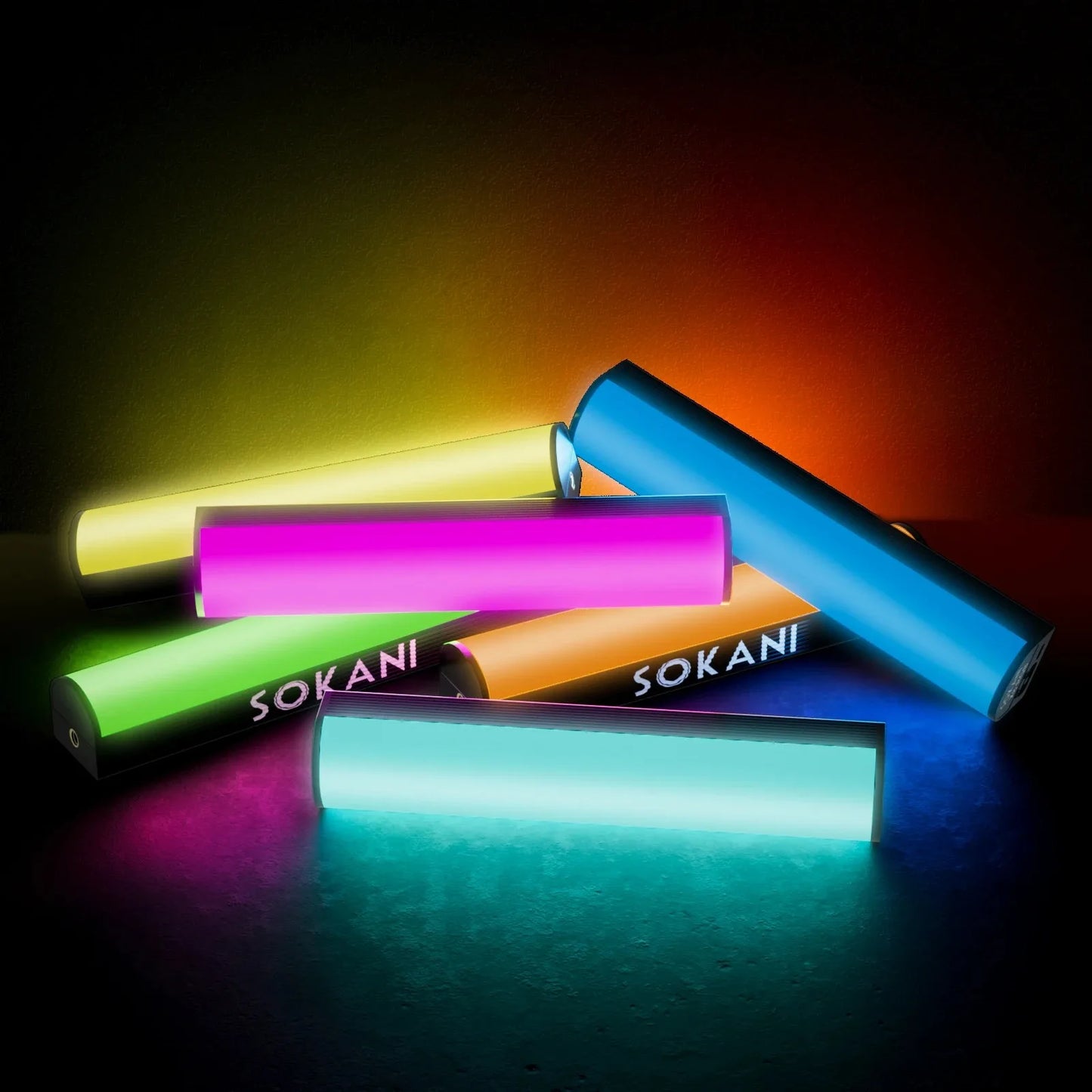 Tubo de luz Varanda LED Fotografia Luz Vídeo Soft Light APP Controle YouTube Tiktok Fotografia