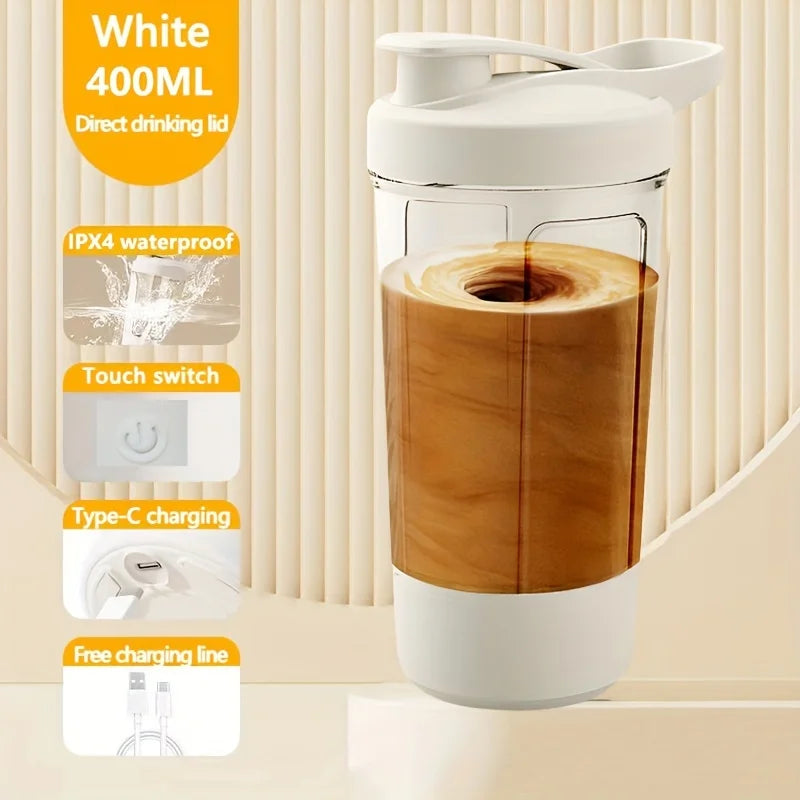 Novo Copo Agitador Autoagitador Recarregável USB para Shakes de proteína, shakes de substituição de refeição, copos de mistura esportivos portáteis