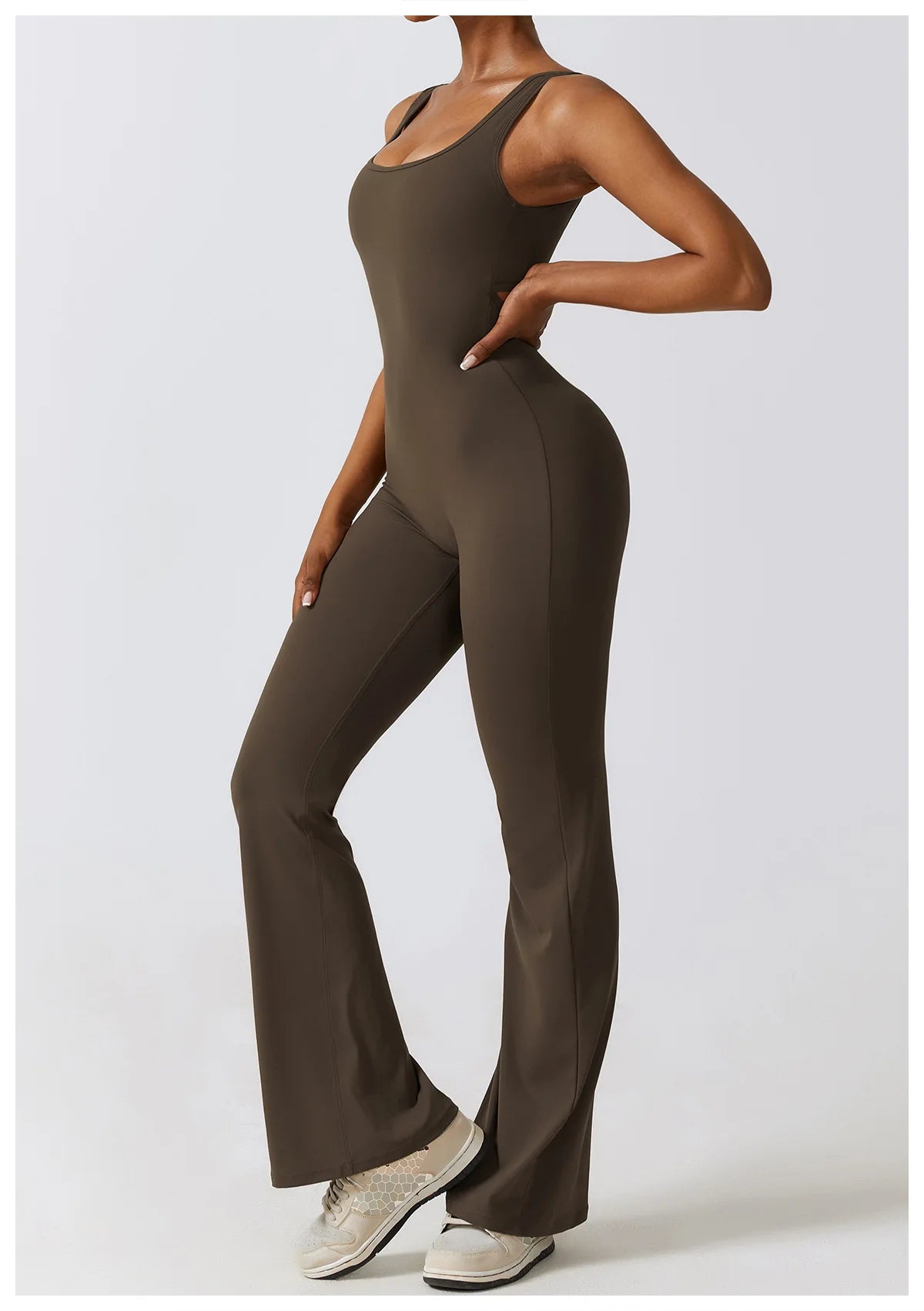 Macacão Sexy Back V Conjunto de Ginástica Feminino Treinamento Yoga Terno Esportivo Feminino Macacão Esportivo Fitness Macacão Stretch Treino Bodysuits