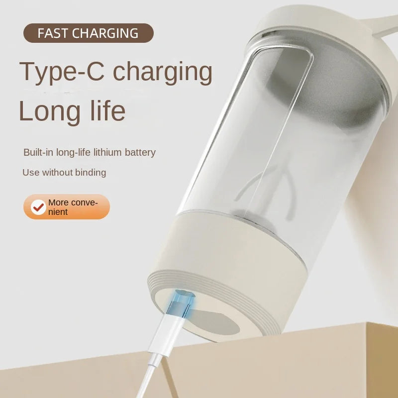 Novo Copo Agitador Autoagitador Recarregável USB para Shakes de proteína, shakes de substituição de refeição, copos de mistura esportivos portáteis
