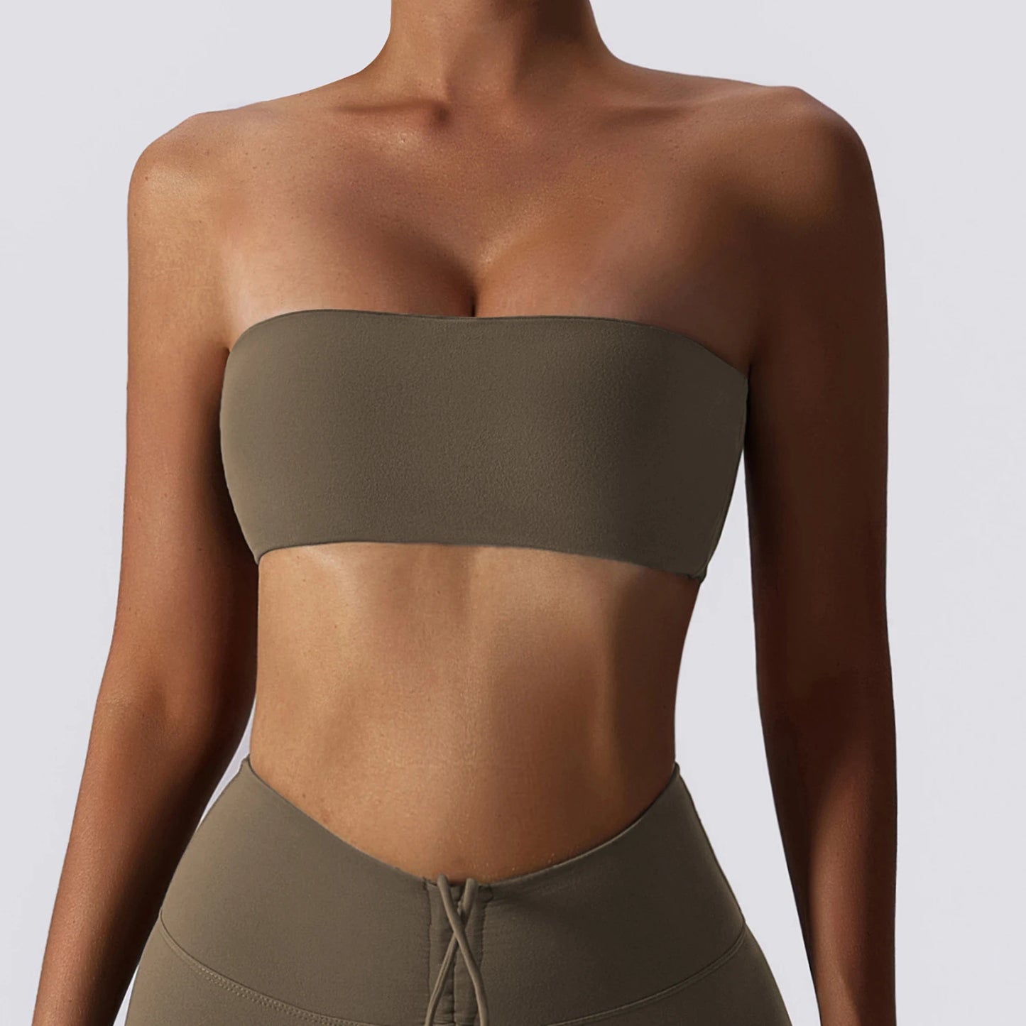 Sutiã esportivo sem alças, top de ginástica feminino, roupas de ioga de secagem rápida, top tubinho feminino, roupa íntima fitness para treino, sutiã feminino