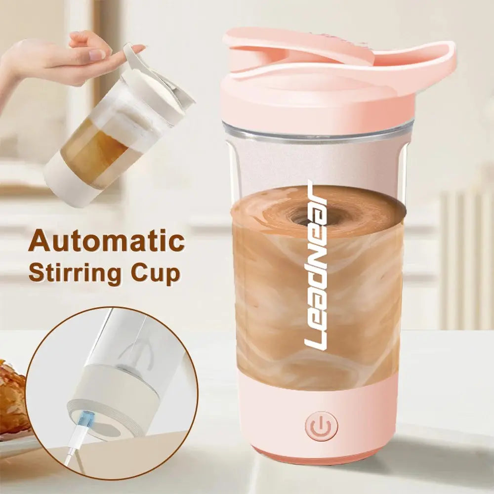 Novo Copo Agitador Autoagitador Recarregável USB para Shakes de proteína, shakes de substituição de refeição, copos de mistura esportivos portáteis