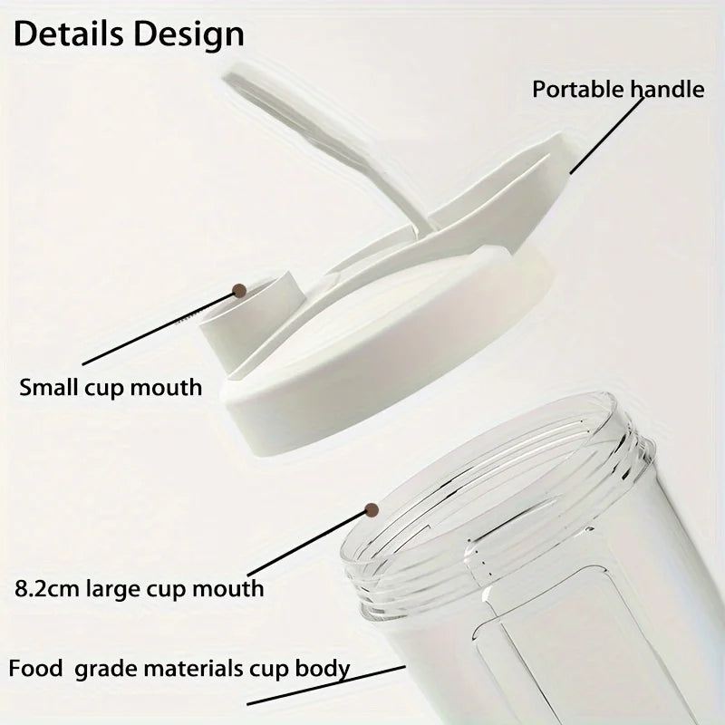 Novo Copo Agitador Autoagitador Recarregável USB para Shakes de proteína, shakes de substituição de refeição, copos de mistura esportivos portáteis