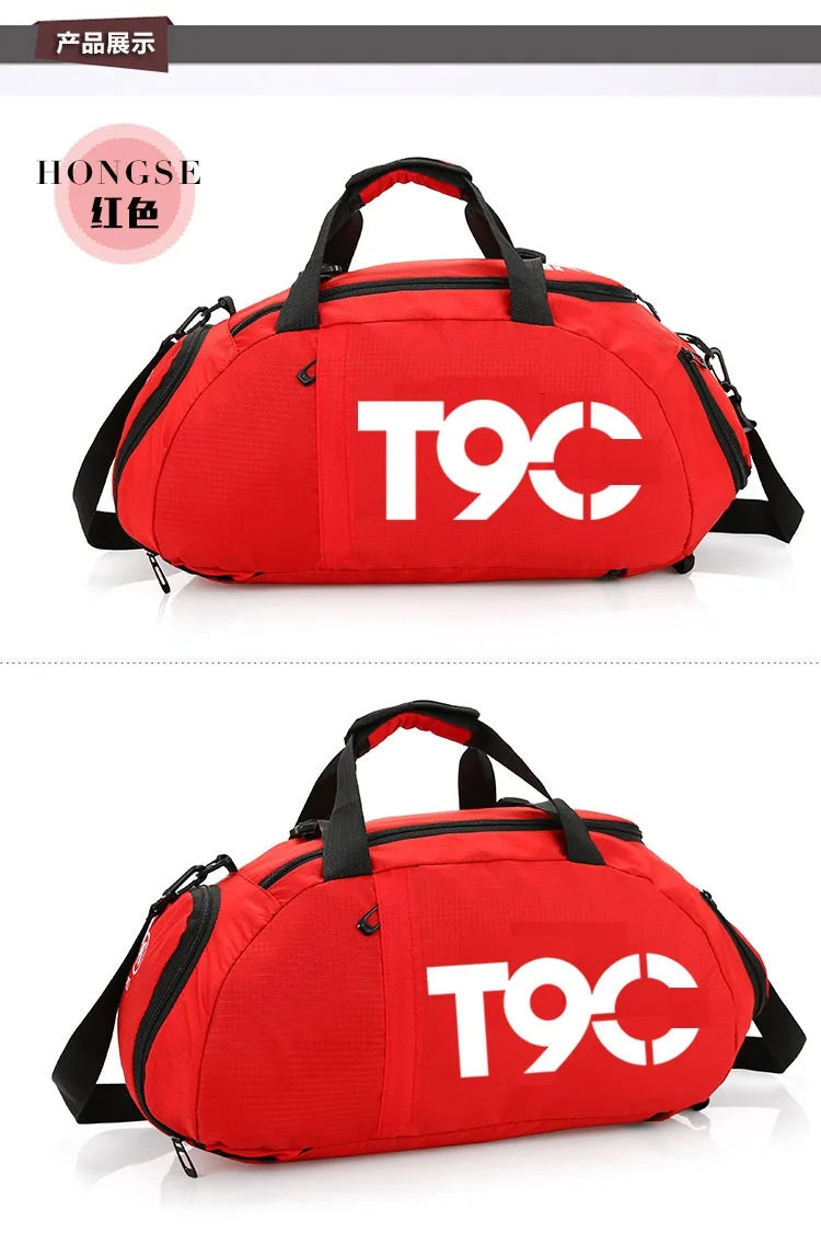 Bolsa De Ginástica Masculina Bolsa Esportiva Bolsa De Ginástica Bolsa Esportiva Fitness Bolsa De Viagem Feminina Com Espaço Separado Para Sapatos Mochila Esportiva
