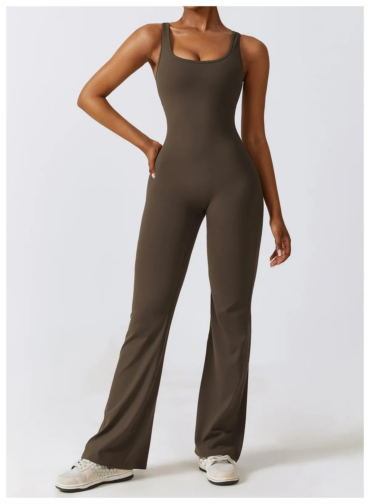 Macacão Sexy Back V Conjunto de Ginástica Feminino Treinamento Yoga Terno Esportivo Feminino Macacão Esportivo Fitness Macacão Stretch Treino Bodysuits