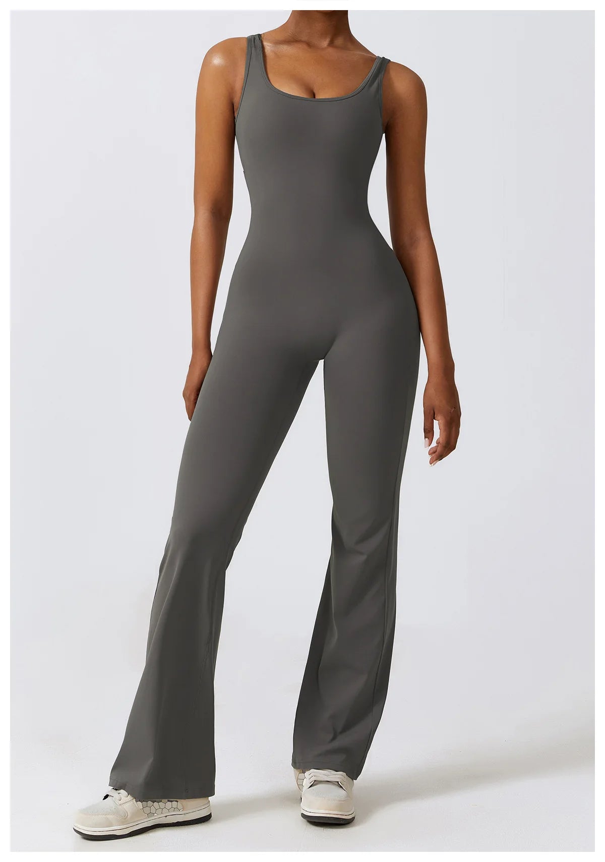Macacão Sexy Back V Conjunto de Ginástica Feminino Treinamento Yoga Terno Esportivo Feminino Macacão Esportivo Fitness Macacão Stretch Treino Bodysuits